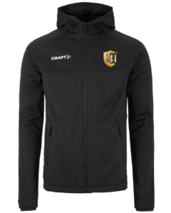 Svart Hoodie med guldlogga